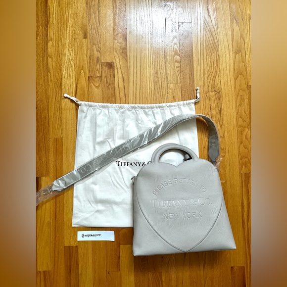 Tiffany & Co. Handbags - Tiffany & Co. Return to Tiffany Taupe Purse